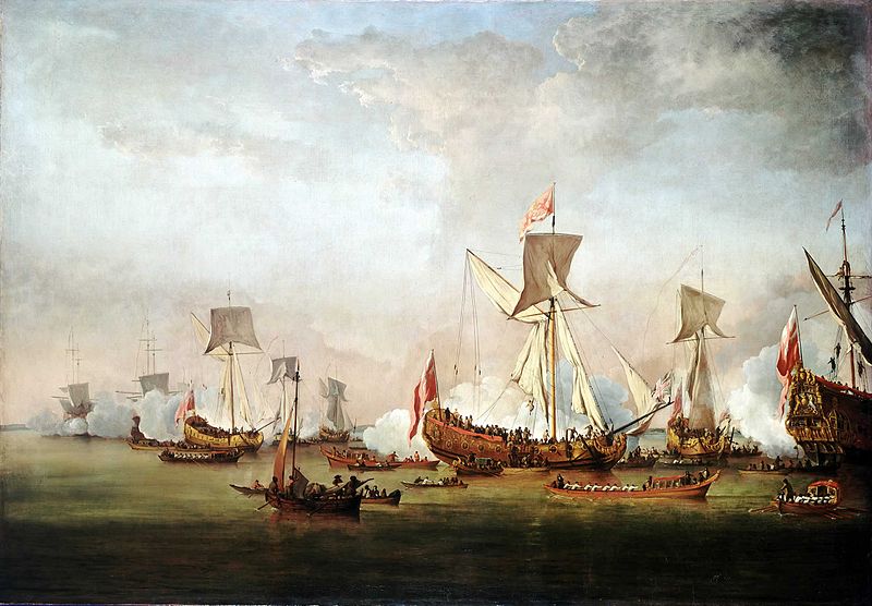 The Departure of William of Orange and Princess Mary for Holland